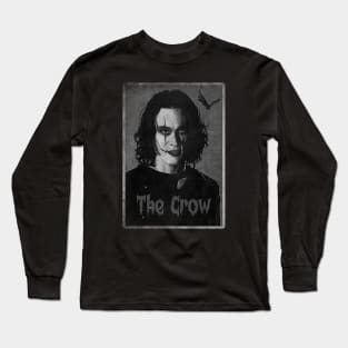 The Crow Vintage Potrait Long Sleeve T-Shirt